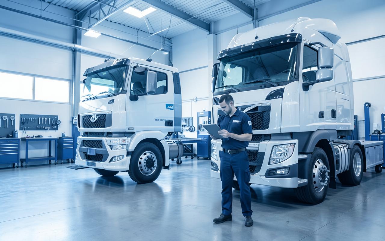 Operação de auto e truck center